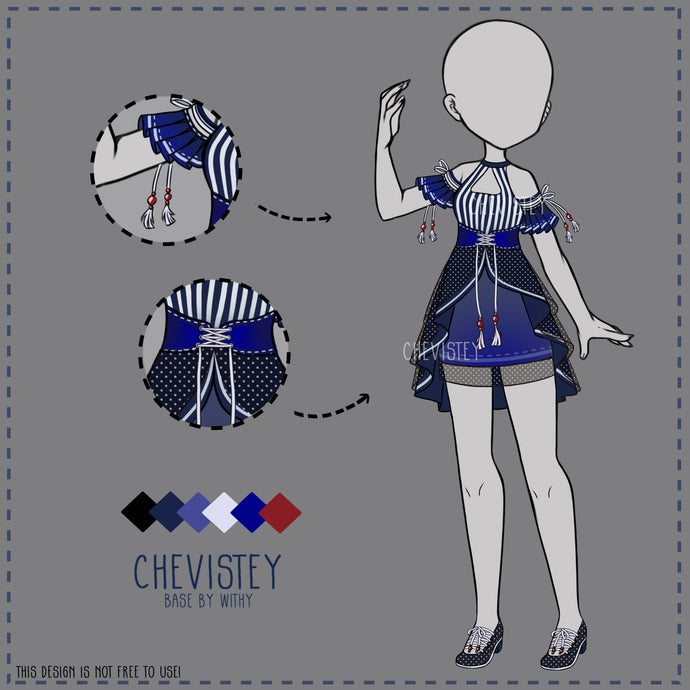 Outfit Adoptable [Vulturine Guineafowl]