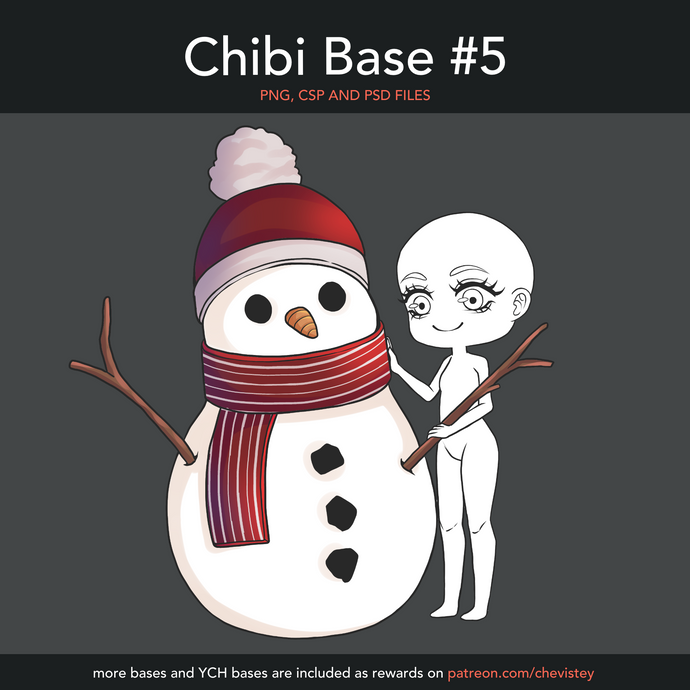 Chibi Base #5 [PNG, CSP, PSD]