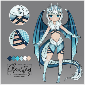 Adoptable [Snow Dragon]