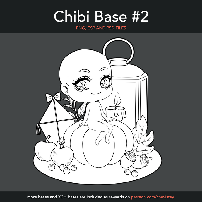 Chibi Base #2 [PNG, CSP, PSD]