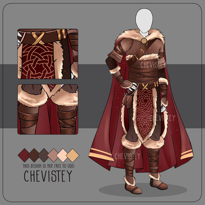 Outfit Adoptable [Male Celtic Warrior]